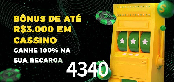4340 melhor bônus de depósito